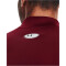 UNDER ARMOUR ColdGear Mock Kompressionsshirt Herren 625 - cardinal/white L