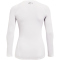 UNDER ARMOUR HeatGear langarm Kompressionsshirt Damen 100 - white/black S