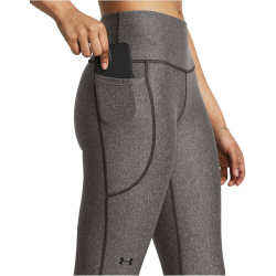 UNDER ARMOUR HeatGear Armour HiRise Leggings Damen 020 - charcoal light heather/black XS