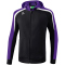 erima Liga Line 2.0 Trainingsjacke mit Kapuze black/dark violet/white XXL