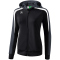 erima Liga Line 2.0 Trainingsjacke mit Kapuze Damen black/dark grey/white 36