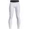 UNDER ARMOUR HeatGear Armour Tights Jungen 100 - white/black M (137-149 cm)