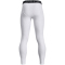 UNDER ARMOUR HeatGear Armour Tights Jungen 100 - white/black M (137-149 cm)