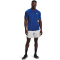 UNDER ARMOUR HeatGear Armour Fitted kurzarm Trainingsshirt Herren 432 - tech blue/white XXL
