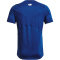 UNDER ARMOUR HeatGear Armour Fitted kurzarm Trainingsshirt Herren 432 - tech blue/white XXL