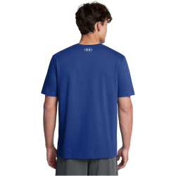 UNDER ARMOUR ABC Camouflage Boxed Logo kurzarm Trainingsshirt Herren 432 - tech blue/white L
