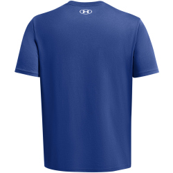 UNDER ARMOUR ABC Camouflage Boxed Logo kurzarm Trainingsshirt Herren 432 - tech blue/white L