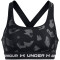 UNDER ARMOUR Mid Crossback Print Sport-BH Damen 009 - black/anthracite/white L