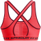 UNDER ARMOUR Armour Mid Crossback Sport-BH Damen 713 - racer red/cardinal/black S