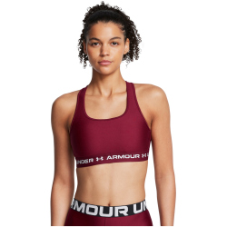 UNDER ARMOUR Armour Mid Crossback Sport-BH Damen 625 - cardinal/cardinal/white S