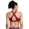 UNDER ARMOUR Armour Mid Crossback Sport-BH Damen 625 - cardinal/cardinal/white L