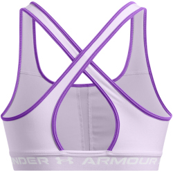 UNDER ARMOUR Armour Mid Crossback Sport-BH Damen 535 - salt purple/lavish/white L
