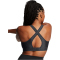 UNDER ARMOUR Armour Mid Crossback Sport-BH Damen 010 - jet gray/jet gray/black XS