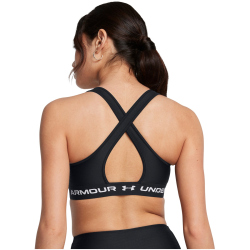 UNDER ARMOUR Armour Mid Crossback Sport-BH Damen 006 - black/black/white XS