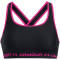 UNDER ARMOUR Armour Mid Crossback Sport-BH Damen 005 - black/rebel pink/rebel pink XS