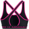 UNDER ARMOUR Armour Mid Crossback Sport-BH Damen 005 - black/rebel pink/rebel pink XS