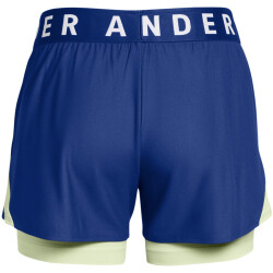 UNDER ARMOUR Play Up 2in1 Shorts Damen 432 - tech blue/retro green/white XS