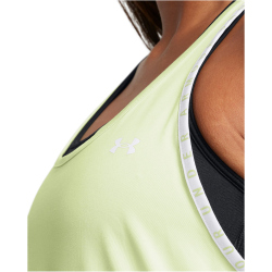 UNDER ARMOUR Knockout Tanktop Damen 383 - retro green/white XS