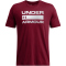 UNDER ARMOUR Team Issue Wordmark kurzarm Trainingsshirt Herren 625 - cardinal/dark maroon S