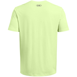 UNDER ARMOUR Sportstyle Left Chest Trainingsshirt Herren 304 - chartreuse full heather/ruby brown XL