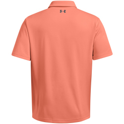 UNDER ARMOUR Tech Poloshirt Herren 897 - flare orange/pitch gray/pitch gray M