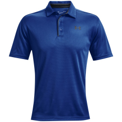 UNDER ARMOUR Tech Poloshirt Herren 432 - tech blue/pitch gray M/T