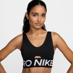 NIKE Pro Indy Plunge Medium Support Padded Sport-BH Damen