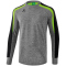 erima Liga Line 2.0 Sweatshirt grey melange/black/green gecko S