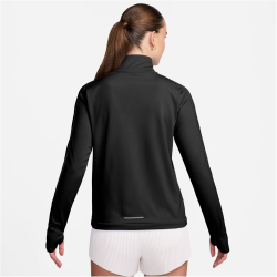 NIKE Swoosh 1/2-Zip Laufshirt Damen
