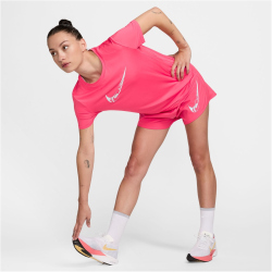 NIKE One Swoosh Dri-FIT kurzarm Laufshirt Damen