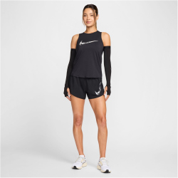 NIKE One Swoosh Dri-FIT Mid-Waist Brief-Lined Laufshorts...
