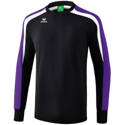 erima Liga Line 2.0 Sweatshirt black/dark violet/white L