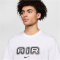 NIKE Sportswear Swoosh Air Graphic T-Shirt Herren 100 - white/black S