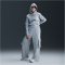 NIKE Sportswear Phoenix Fleece Hoodie Damen 063 - dk grey heather/sail XS
