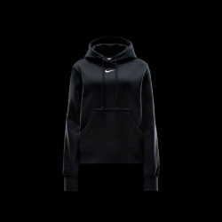NIKE Sportswear Phoenix Fleece Hoodie Damen 010 - black/sail S