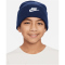 NIKE PEAK Beanie Kinder 410 - midnight navy/white