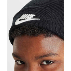 NIKE PEAK Beanie Kinder 010 - black/white