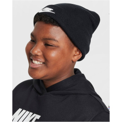 NIKE PEAK Beanie Kinder 010 - black/white