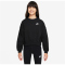 NIKE Sportswear Club Fleece Boxy Crewneck Sweatshirt Mädchen 010 - black/white S (128-137 cm)