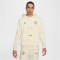 NIKE Paris Saint-Germain Sportswear Club Hoodie Herren 113 - coconut milk/midnight navy S