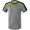 erima Liga Line 2.0 Funktionsshirt grey melange/black/green gecko L