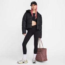 NIKE Sportswear Classic Puffer Therma-FIT Kapuzen-Steppjacke Damen 010 - black/white XS