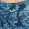 NIKE Pro Swoosh Allover Print wendbarer Sport-BH M&auml;dchen 478 - armory navy/aegean storm/green frost S (128-137 cm)