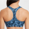 NIKE Pro Swoosh Allover Print wendbarer Sport-BH M&auml;dchen 478 - armory navy/aegean storm/green frost S (128-137 cm)