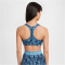 NIKE Pro Swoosh Allover Print wendbarer Sport-BH M&auml;dchen 478 - armory navy/aegean storm/green frost S (128-137 cm)