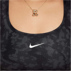NIKE Pro Swoosh Allover Print wendbarer Sport-BH...