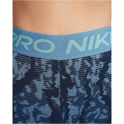 NIKE Pro Dri-FIT Leggings Mädchen 478 - armory navy/aegean storm/green frost S (128-137 cm)