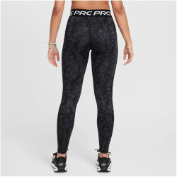 NIKE Pro Dri-FIT Leggings Mädchen 010 - black/white S (128-137 cm)