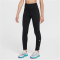 NIKE One Dri-FIT Tights Mädchen 010 - black/white XS (122-128 cm)