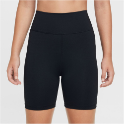 NIKE One Dri-FIT 5" kurze Leggings Mädchen 010 - black/white S (128-137 cm)